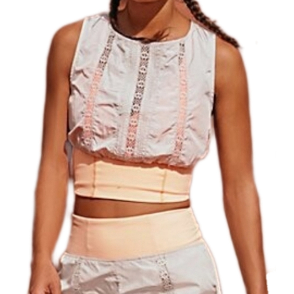 Free People Oh Hey Applique Cami in Chai Tea Combo